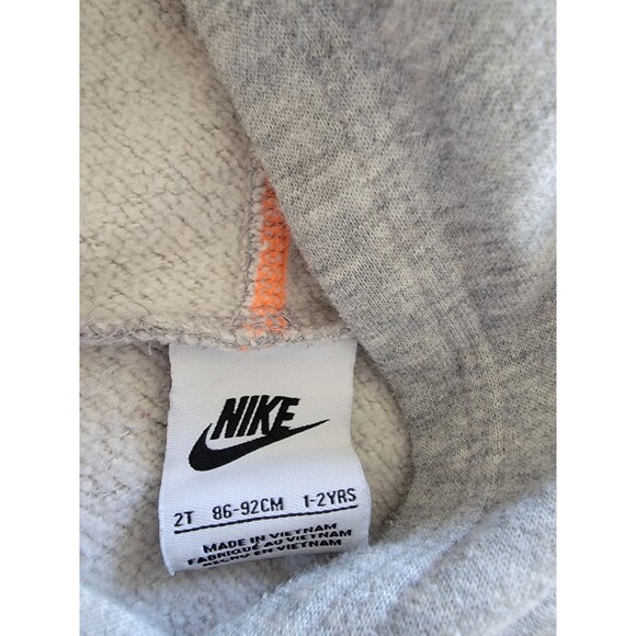Nike Sportswear Just Do it Hooded Sweatshirt Little Kids Size 2T - Picture 9 of 11